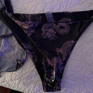 4 piece dragon triangle bikini